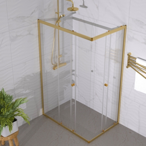 Душевое ограждение Triton Вента-Голд 120*80 прозрачное стекло фото 4