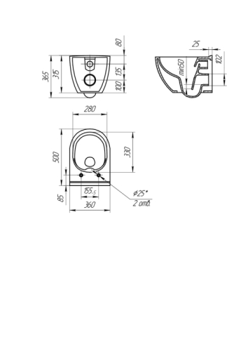 Унитаз подвесной безободковый Cersanit Brasko Smart 64824 Clean On DPL EO slim LP, сидение дюропласт фото 12