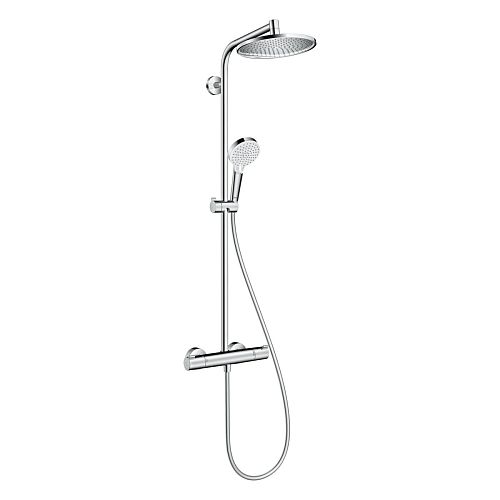Душевая система с термостатом Hansgrohe CROMETTA S 240 1jet Showerpipe 27267000 хром