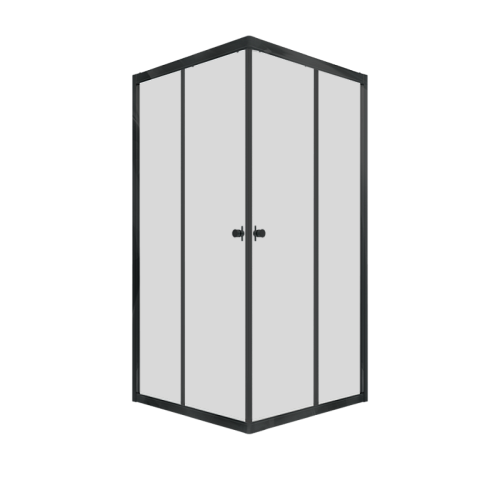 Душевое ограждение Triton Вента-Блэк 80*80, 90*90, 100*100 стекло прозрачное