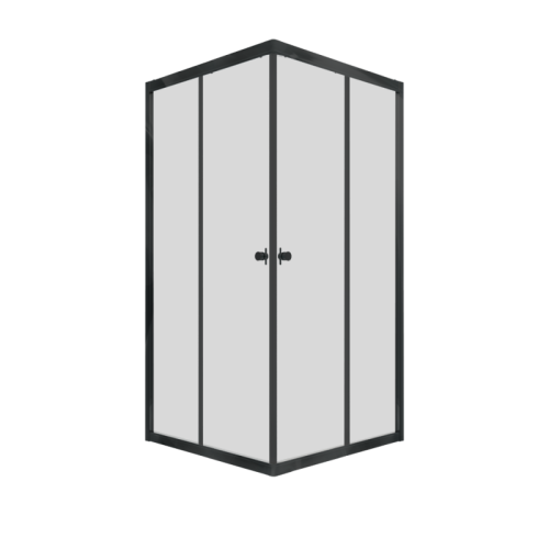 Душевое ограждение Triton Вента-Блэк 80*80, 90*90, 100*100 стекло прозрачное