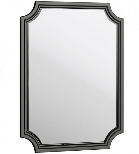 Зеркало Aqwella LA DONNA 72 см чёрное