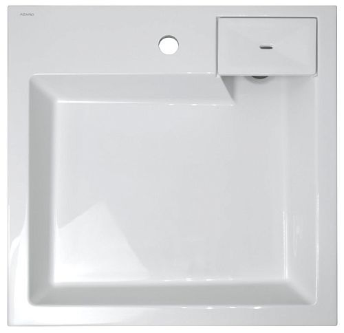 Раковина Azario Slim 60*60 над стиральной машиной