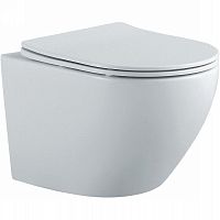 Унитаз подвесной безободковый Aquatek Европа AQ1901-MW, белый матовый