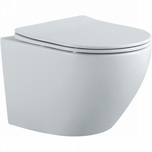 Унитаз подвесной безободковый Aquatek Европа AQ1901-MW, белый матовый