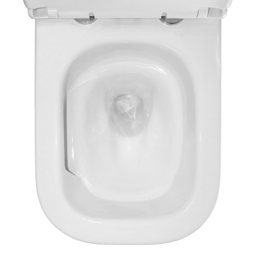 Унитаз подвесной безободковый Azario Riano AZ-2808E, смыв Торнадо фото 5