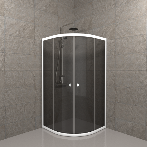 Душевое ограждение Triton Грей 90*90 стекло тонированое фото 2