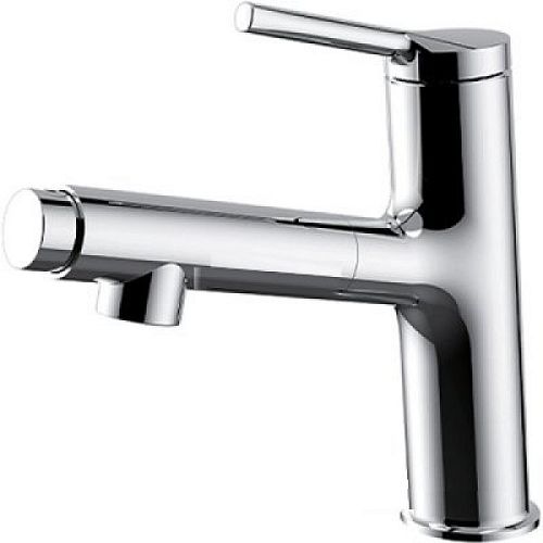 Смеситель в выдвижной лейкой для раковины Gappo G1052-70 хром