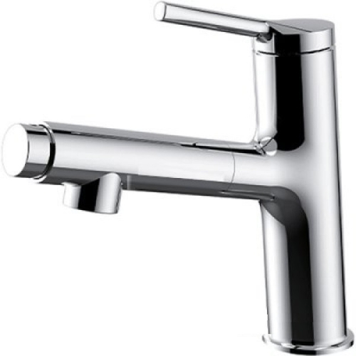 Смеситель в выдвижной лейкой для раковины Gappo G1052-70 хром