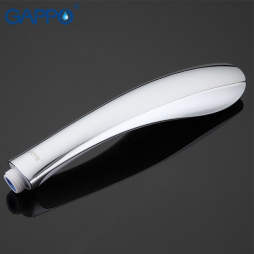 Смеситель с каскадным изливом врезной на борт ванны 3 отв. Gappo Noar G1148-8 белый/хром фото 7