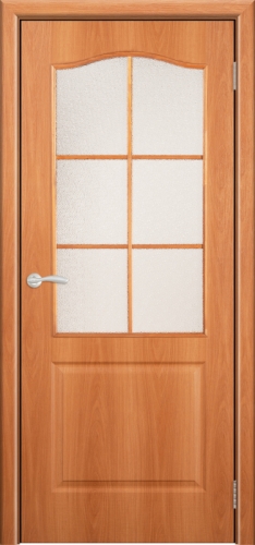 Дверь межкомнатная Tandoor Классик Итальянский Орех, Миланский Орех, стекло матовое