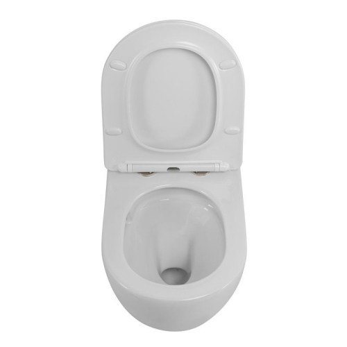 Унитаз подвесной Cezares STREAM-TOR слив торнадо белый CZR-2426-TH-TOR/SC фото 4