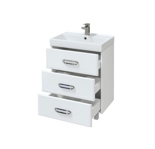 Тумба Мирсант FUJI 60/80/100 с умывальником (Deep-100/80) (Fest-60) напольная фото 2