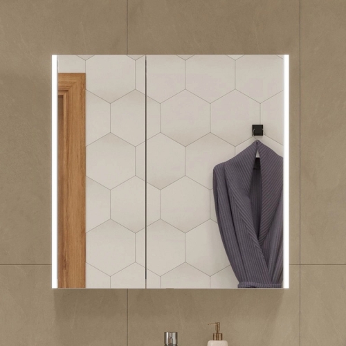 Зеркало-шкаф Volna Prime 60, 80 с подсветкой фото 5