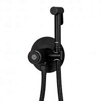 Смеситель с гигиеническим душем Gappo G7288-6 черный