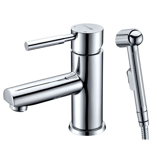 Смеситель для умывальника Wasserkraft Main 4108 с гиг душем хром