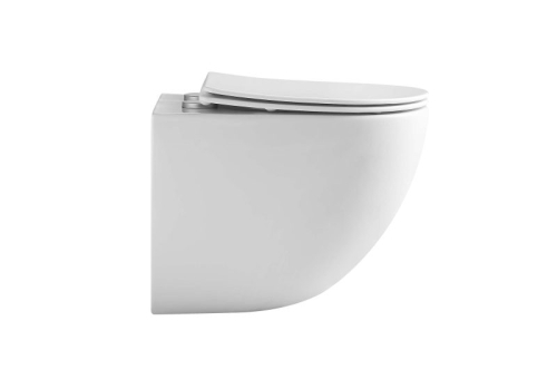 Унитаз подвесной безободковый Aquatek Гелиос AQ1993T-00, смыв Торнадо фото 3