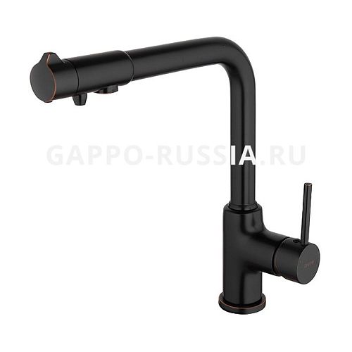 Смеситель для кухни  G4390-10 чёрный