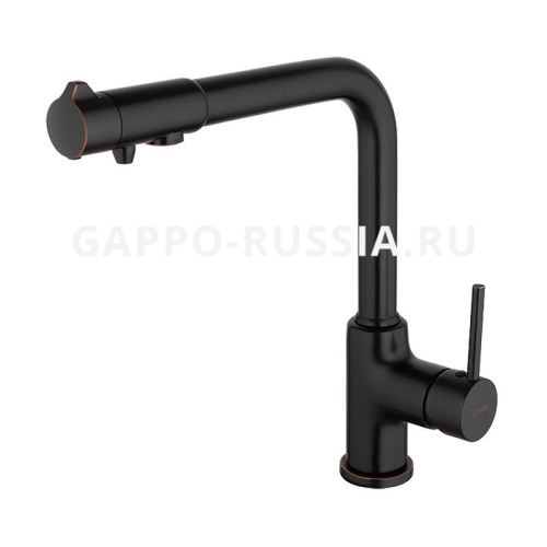 Смеситель для кухни  G4390-10 чёрный