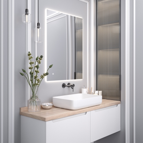 Зеркало с подсветкой Aqua de Marco Sirius 70*90, 90*70 фото 3
