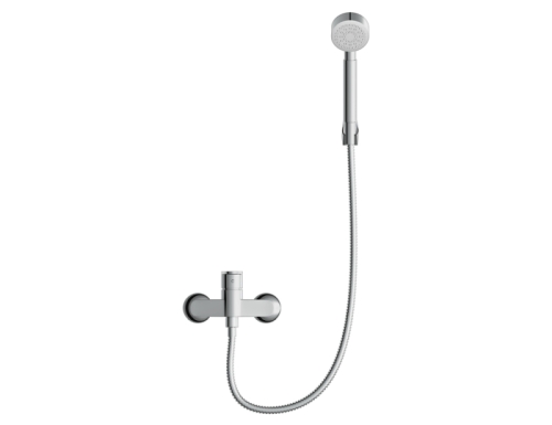 Смеситель для душа Cersanit Cari 63029 хром (с душевым гарнитуром) фото 6