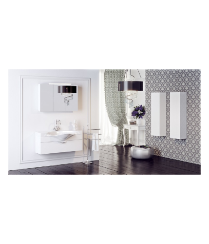 Зеркало Aqwella Broadway 100*65 белое фото 3 Зеркало Aqwella Broadway 100*65 белое фото 3