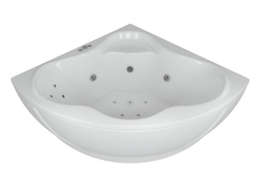 Ванна Aquatek Галатея пневматическое управление 135*135 гидромассажная фото 2
