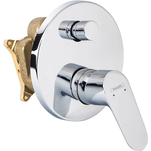 Смеситель скрытого монтажа (внешняя часть) Hansgrohe Focus E2 для ванны 31945000, хром фото 2