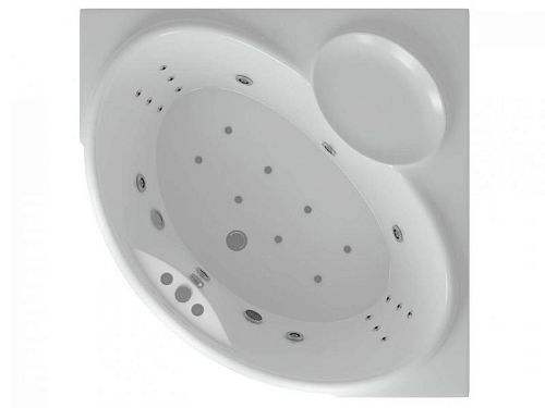 Ванна Aquatek Эпсилон пневматическое управление 150*150 гидромассажная
