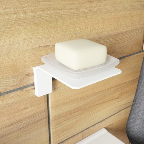 Мыльница Iddis Slide белая фото 3