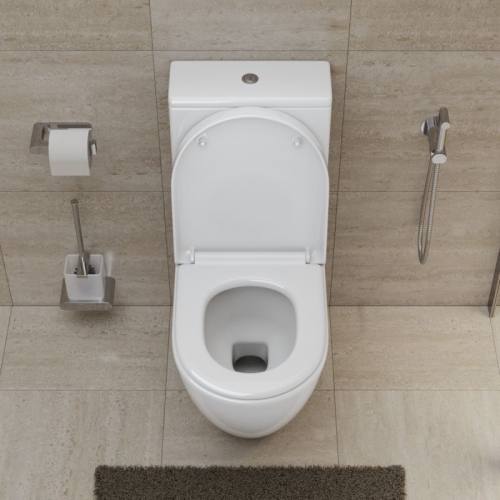 Унитаз напольный Belbagno SFERA-TOR, слив торнадо сиденье микролифт фото 5