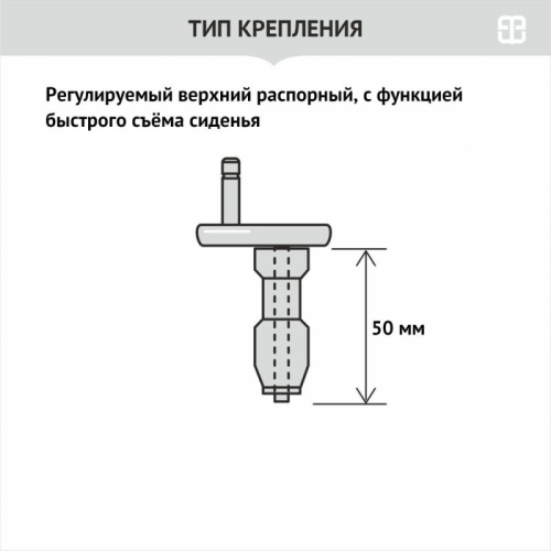 Сиденье для унитаза BERGES Uno SO 010103 дюропласт, микролифт, быстросъём, металл фото 3