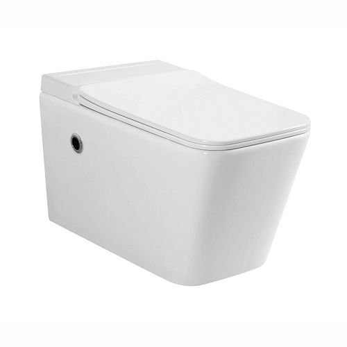 Унитаз подвесной безободковый Mirsant (Sole) Sens Impulse, импульсный смыв