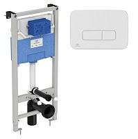Инсталляция Ideal Standard PROSYS FRAME 12 M Кнопка чёрная, белая, хром OLEAS M3