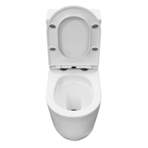 Унитаз-моноблок напольный безободковый Azario Velluto AZ-6281, смыв Торнадо фото 4