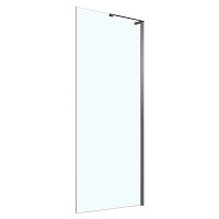Душевая перегородка Azario Walk-in Кронос AZ-6310-BGM-CL 80, 90, 100, 120 профиль брашированная вороненая сталь