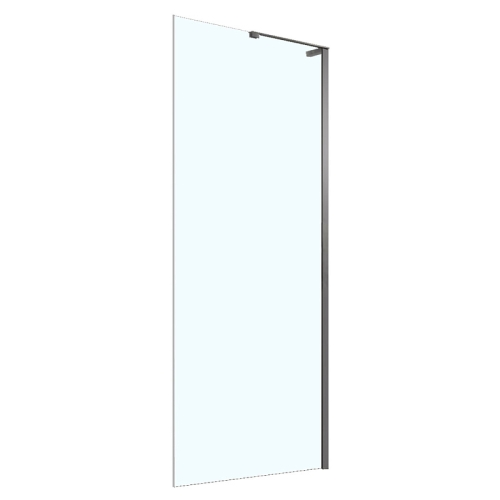 Душевая перегородка Azario Walk-in Кронос AZ-6310-BGM-CL 80, 90, 100, 120 профиль брашированная вороненая сталь
