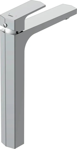 Смеситель высокий для раковины Cersanit Wisla 63059 хром, с донным клапаном фото 3