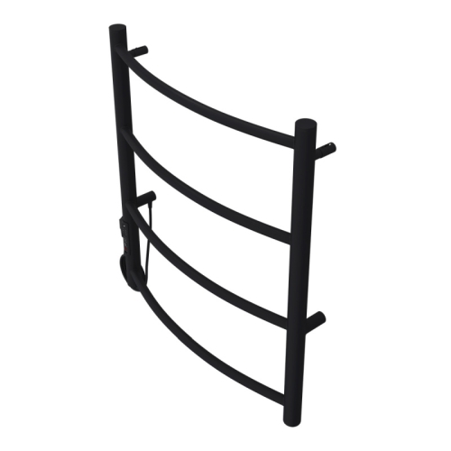 Полотенцесушитель электрический Azario Verona 50*60, 50*80 черный (диммер слева) фото 3