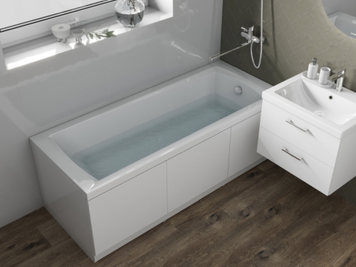 Смеситель с длинным изливом для ванны Cersanit Brasko 64091 хром (без душевого гарнитура) фото 6