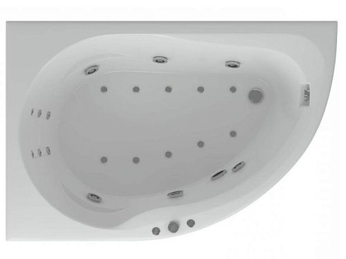 Ванна Aquatek Вирго пневматическое управление 150*100 гидромассажная