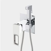 Смеситель с гигиеническим душем Gappo Futura G7217-8 белый/хром