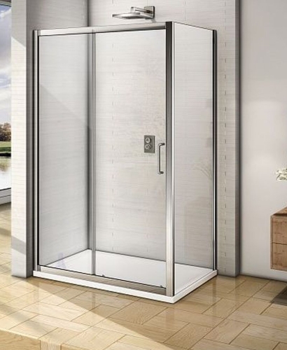 Душевое ограждение BAS NEO WTW+SP 70*80*90*100/110*120*130*140 хром
