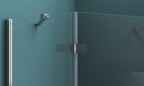 Душевое ограждение BelBagno Kraft-P-1 80*80, 90*90, 100*100 стекло прозрачное фото 3