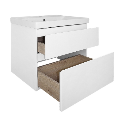 Тумба с умывальником Azario Мила 60, 80 подвесная с раковиной Tempo фото 3