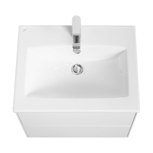 Тумба с раковиной Акватон Сохо 60, 75, 100 Белый глянец фото 2