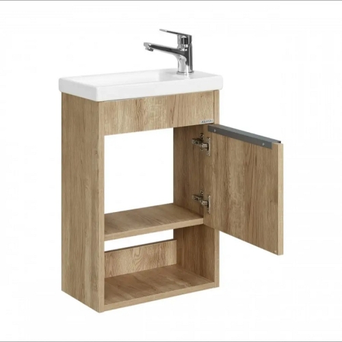 Тумба с раковиной Aquaton Хоуп 40, 80, 100 Орех фото 4