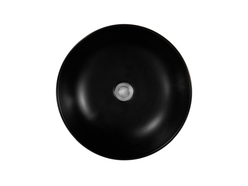 Раковина накладная Aquatek Европа AQ5558-MW 41,5*41,5*13,5, черный матовый фото 4