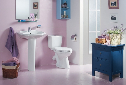 Компакт Santek Бриз с косым выпуском с сидением полипропилен фото 2