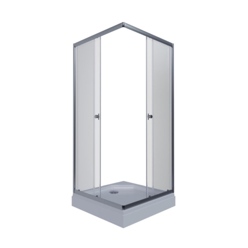 Душевое ограждение Triton Вента-хром 80*80, 90*90, 100*100 низкий поддон, стекло прозрачное
